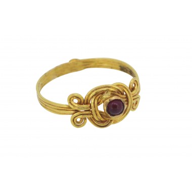 22K Gold Gent's Pavithram Ring